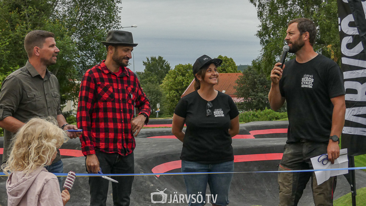 Invigning av Järvsös första pumptrack