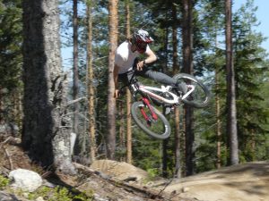 Alla kan ha kul i Järvsö Bergscykelpark